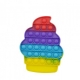 Jucarie Pop it, Inghetata, Multicolor Curcubeu