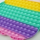Jucarie Pop it Jumbo Bufnita - Multicolora