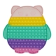 Jucarie Pop it Jumbo Bufnita - Multicolora