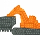 Jucarie Pop it Jumbo Excavator- Model 2