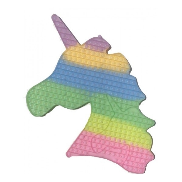 Pop it Jumbo Unicorn Fosforescent Gigant, 72 cm