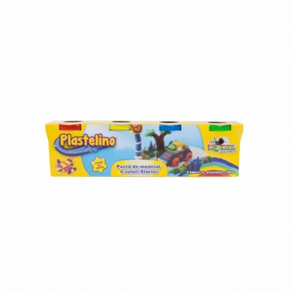 Plastelino - Pasta de modelat Starter (4 culori)