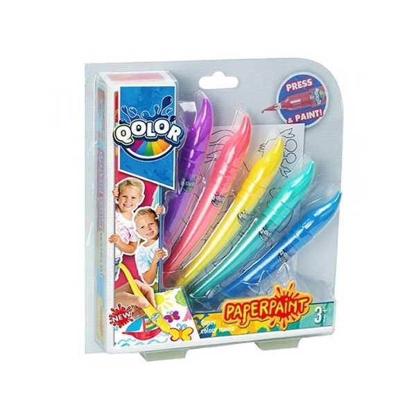 Set 5 pensule Paper Paint - Qolor