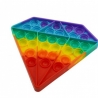 Jucarie Pop It Diamant Multicolor, 17x15 cm