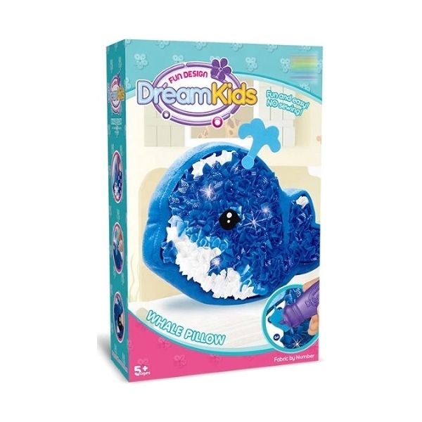 Set creatie perna pentru copii, Delfin
