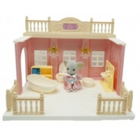 Baie pentru papusi cu mobilier si figurina