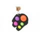 Jucarie din silicon , Multi Dimple ROBOT, negru