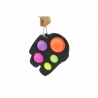 Jucarie din silicon , Multi Dimple ROBOT, negru