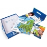 Set educativ Raspundel Istetel - Carte si creion, Atlasul lumii