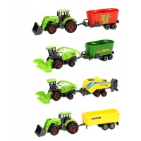 Vehicule agricole cu remorca, diverse modele, Toi-Toys