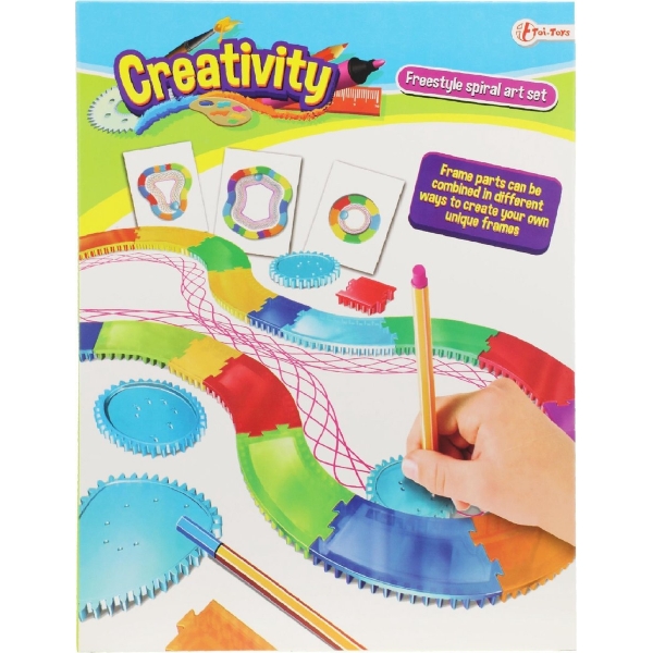 Pista de desen in spirala si accesorii, Toi-Toys