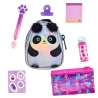 Mini ghiozdanel cu 6 surprize, Alb-Panda
