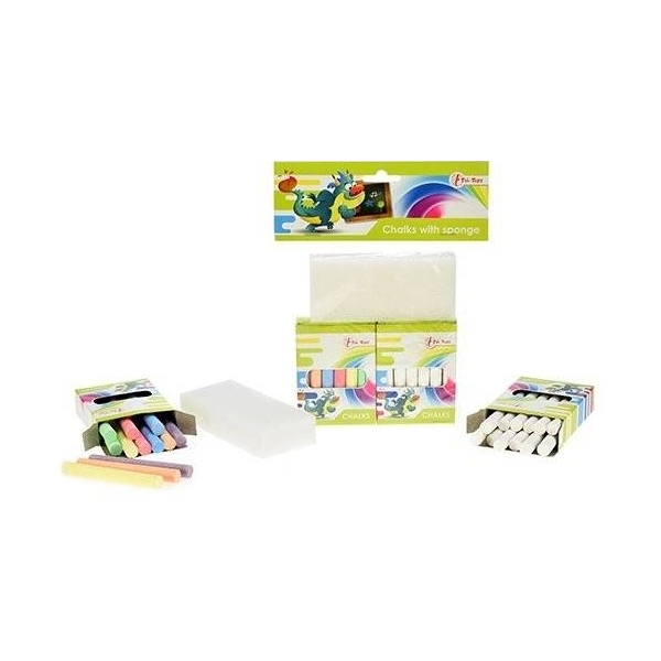 Set creta pentru tabla-24 bucati, Toi-Toys