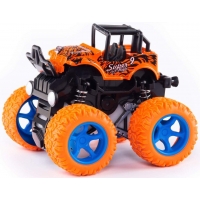 Masina de teren 4X4 cu pullback, Portocaliu