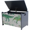 Bancuta cu depozitare Dinozauri U-Grow, Verde