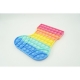 Jucarie antistres din silicon Pop It Now, Ciorap Craciun, Multicolor
