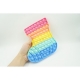 Jucarie antistres din silicon Pop It Now, Ciorap Craciun, Multicolor