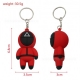 Breloc Squid Game, Miniatura personaj, Triunghi, 4 cm