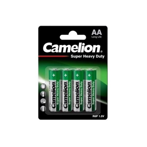 Set baterii Camelion Germania Long Life Super Heavy Duty AA (R6) B4, 4 baterii
