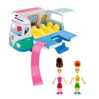 Set de joaca rulota cu accesorii si 2 figurine, Toi-Toys