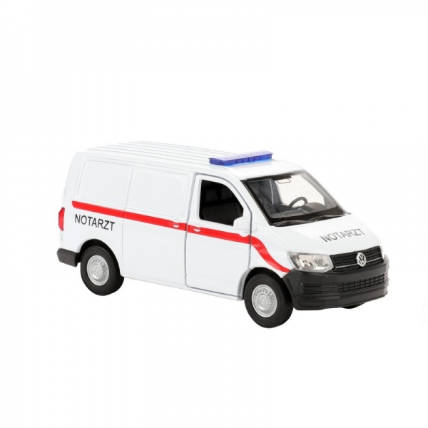Macheta metalica Welly  Volkswagen Transporter T6 Van Ambulanta