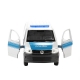 Macheta metalica Welly Volkswagen Transporter T6 Van Politie