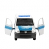 Macheta metalica Welly Volkswagen Transporter T6 Van Politie