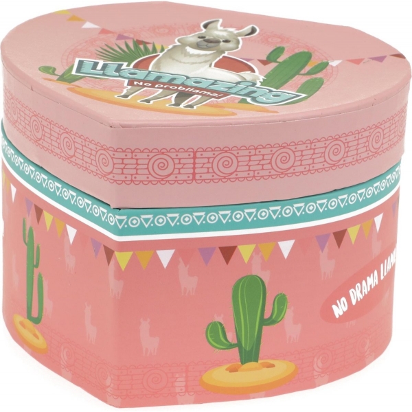Cutiuta muzicala de bijuterii, Lama, in forma de inima, Toi-Toys