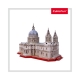 Puzzle 3D+Brosura-Catedrala St. Paul 107 Piese