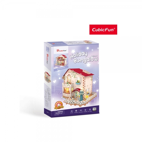 Puzzle 3D Led Casa De Vacanta 116 Piese