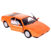Macheta metalica Welly 1:34 BMW M1, Portocaliu, 12 cm