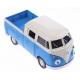 Macheta metalica Welly Volkswagen pick up, 12 cm, Albastru