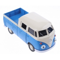 Macheta metalica Welly Volkswagen pick up, 12 cm, Albastru