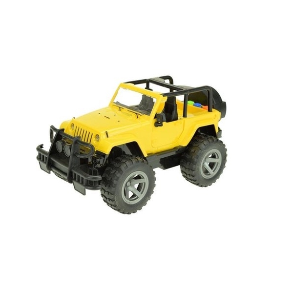 Masinuta Jeep off road, Toi-Toys, 24 cm, Galben