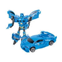 Robot tranformabil Robo Forces, 26 cm, Toi-Toys, Albastru