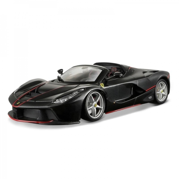 Macheta metalica Bburago 1:24 LaFerrari Aperta, Negru