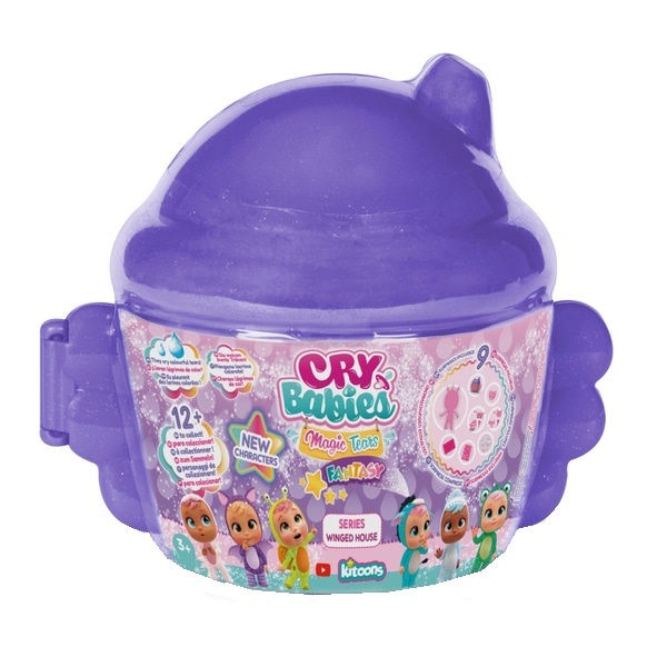 Figurina cu accesorii Cry Babies Fantasy, Mov
