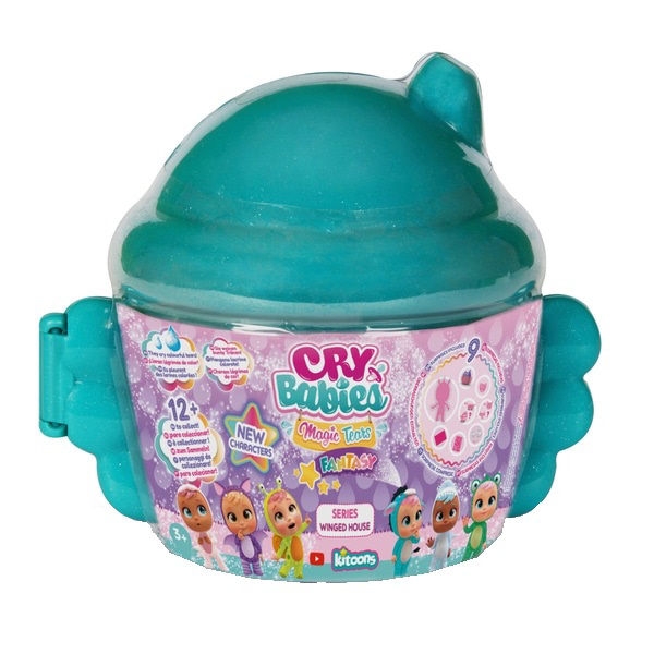 Figurina cu accesorii Cry Babies Fantasy, Turcoaz