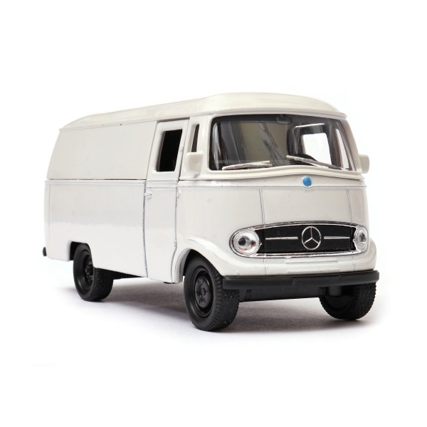 Macheta metalica Welly 1:34 Mercedes-Benz L319, Alb