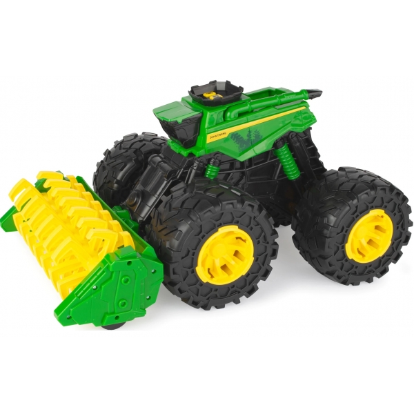 Tractor John Deere - Monster treads, mega Combina, cu lumini si sunete