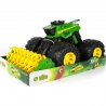 Tractor John Deere - Monster treads, mega Combina, cu lumini si sunete