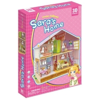Puzzle 3D CubicFun Casa lui Sara, 96 de piese