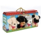 Set 4 catelusi de plus 12 cm, Toi-Toys