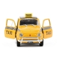Macheta metalica Welly Fiat Nuova 500 Taxi
