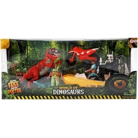 Set de joaca dinozauri si accesorii, Toi-Toys