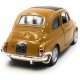 Macheta metalica Welly 1:34 Fiat 500 Classic, Maro