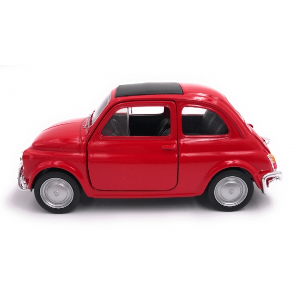 Macheta metalica Welly 1:34 Fiat 500 Classic, Rosu