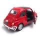 Macheta metalica Welly 1:34 Fiat 500 Classic, Rosu