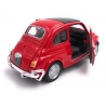 Macheta metalica Welly 1:34 Fiat 500 Classic, Rosu