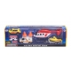 Set de joaca echipa de salvare cu elicopter, galben- Teamsterz